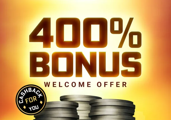 400% Welcome Deposit Bonus